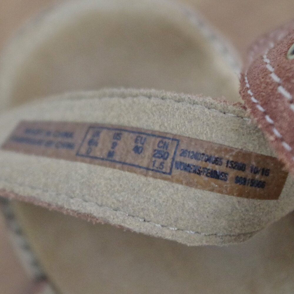 Clarks Brown Suede Platform Wedge Sandals 9M - Picture 2 of 8